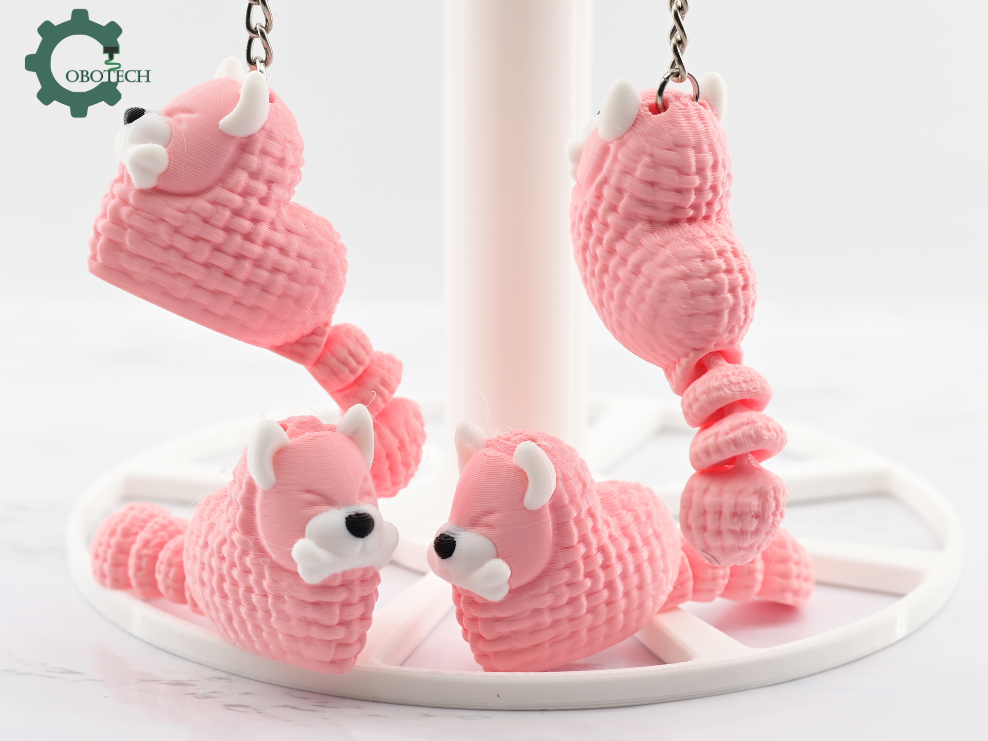 CROCHET HEART DOG KEYCHAIN - UNIQUE GIFTS FOR DOG LOVERS - CUTE KEYCHAIN CHARM - UNIQUE ADORABLE KEYCHAIN GIFT